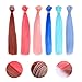 Garneck 6pcs Multi-Color Doll Hair for Crafts: Heat Resistant Straight Doll Wig Set for Rerooting Synthetic Fiber Hair Extensions Accessories Making Dolly & Figurine Supplies(7.87in)