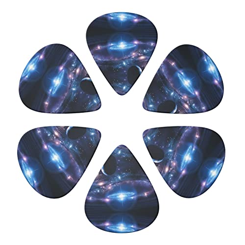Space Planets Lot de 6 médiators pour guitare acoustique, guitare électrique, basse, ukulélé – fins, moyens et épais. - Les Beatles, Paul McCartney, John Lennon, RIngo Starr, George Harrison Space Planets Lot de 6 médiators pour guitare acoustique, guitare électrique, basse, ukulélé – fins, moyens et épais. – Image 5
