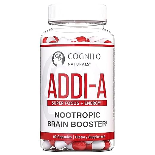 ADDI-A Super Focus+Energy Nootropic [90ct]