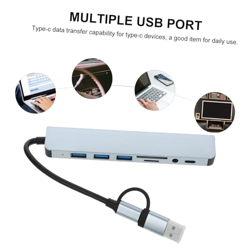 Conector USB multipuerto Tipo C y base de expansión para portátil y PC 5