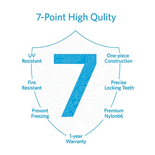 Zip Ties 12 Inch (1000 Pack), Black, 50Lbs Tensile Strength, Uv Resistant Cable Ties For Indoor And Outdoor By Karoka #TOP4