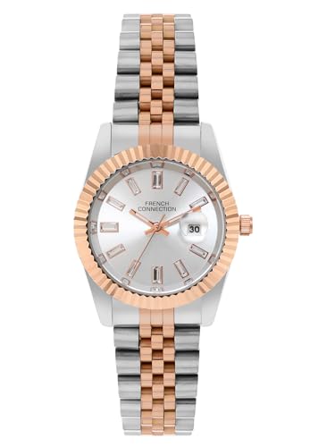 Image of French Connection Women's Silver Dial Analog Watch -FCN0119SRTM