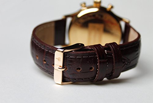 Poljot International "Gorbatchov" 3133 Mechanical Russian Watch Brown Leather