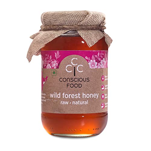 Conscious Food Wild Forest Honey | 500g | 100% Raw, Pure and Natural | Unprocessed & Unpasteurized Honey | Value Pack Conscious Food Wild Forest Honey | 500g | 100% Raw, Pure and Natural | Unprocessed & Unpasteurized Honey | Value Pack