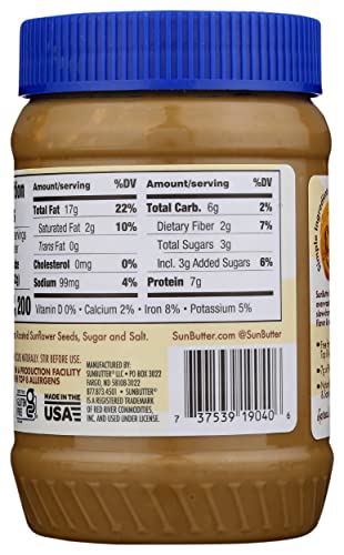 Image of SunButter Natural Crunch Sunflower Butter (Pack of 2)