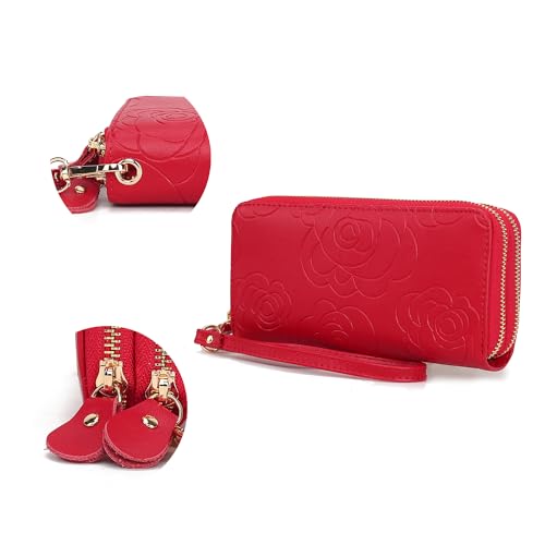 Image of MKF Collection Wristlet Wallet for Women, Small Credit Card Holder with Zipper Coin Pocket Wallet Purse Handbag By Mia K