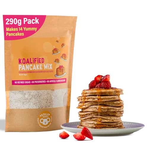 Koala Picks Pancake Easy Ready to Make Mix - 290g - Makes Up to 14 Pancakes - Free from Refined Sugar Preservatives and Artificial Flavors for Healthy Breakfast - Perfect for Weekend Brunch