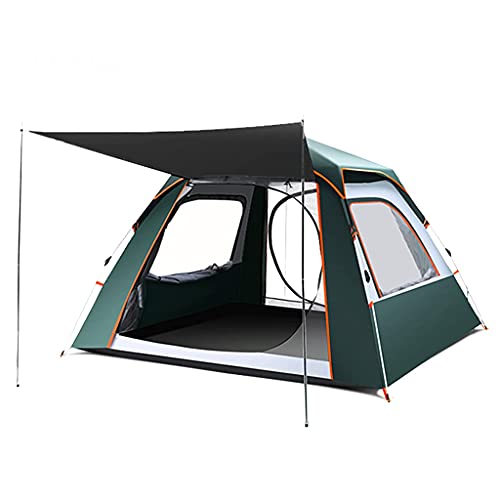 Tente de camping familiale pop-up 4-5 personnes avec porche