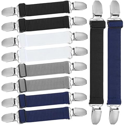 10 Pcs Adjustable Pant Waist Tightener Clips Cover