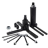 BESTOOL Motorcycle Crankcase Splitter | Case Splitter Disassemble & Install 2/4 Stroke Engine Crankcases | Crankshaft puller Comes with 360 Degree Rotational Arms, C-Clip Adaptor, 15-Piece