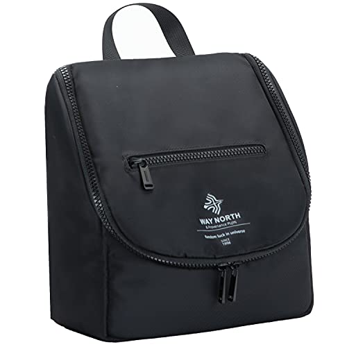 Waynorth Neceser de Viaje con Gancho Colgante Bolsa de Aseo Impermeable Neceser Maquillaje Grande para Hombres y Mujeres Bolsa de Maquillaje Portátil Cover