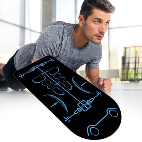 Estera para ejercicios de gimnasio Ab ideal para rutinas de core y protección de rodillas 2
