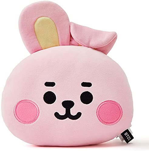 Lerion Stuffed Animal Pillow Easter Bunny Baby Face Flat Cushion Doll Plush Small Plush Puppets Toy Boys Throw Pillow Cushion (Cooky) -  PKONG