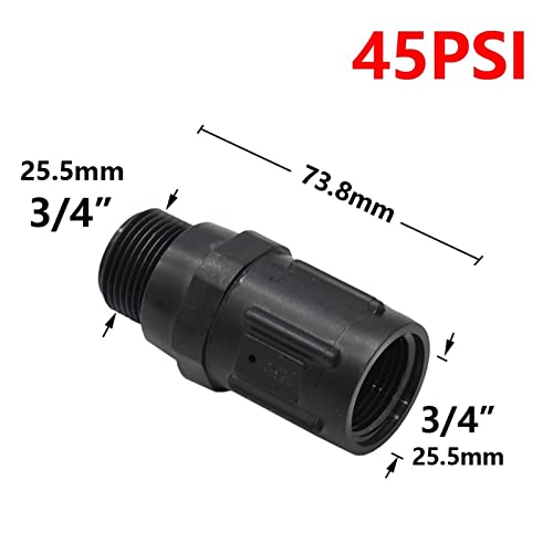 Régulateur de pression d'eau préréglé 25 PSI pour sécuriser l'arrosage de jardin