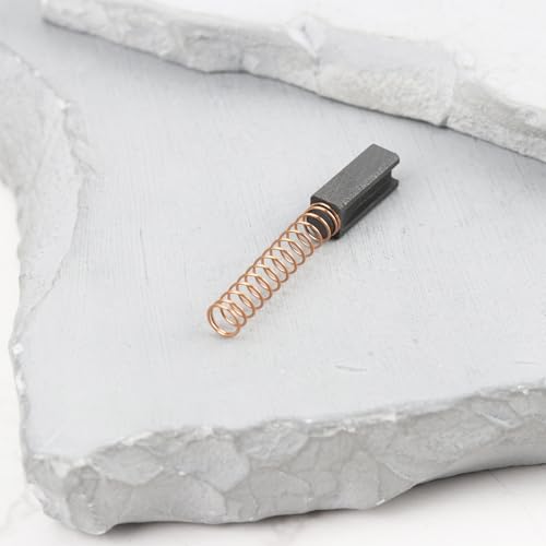 Briny River 8 Stück Kohlebürsten Kompatibel mit Leister Hot Jet S – 5x6x16 Mm Motorbürsten mit Feder 100.645