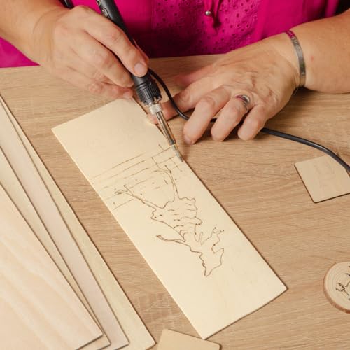 WISYOK 10pcs A3 Plywood Sheets, 420x300*3mm Basswood Sheet, Unfinished Plywood Board for Crafts, DIY, Wood Engraving, Laser Projects, Model Making, Decoration, Paintings - Image 4