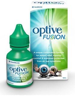 Optive fusion eye drops 10ml (pack of 2)