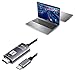 BoxWave Cable Compatible with Dell Latitude 5520 - SmartDisplay Cable - USB Type-C to HDMI (6 ft), USB C/HDMI Cable for Dell Latitude 5520 - Jet Black