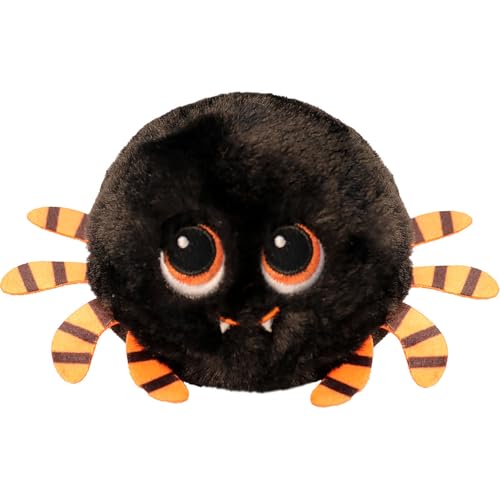 TY - Beanie Bouncers - Webber l'Araignée - Peluche rebondissante à Collectionner, Noir, 9 cm