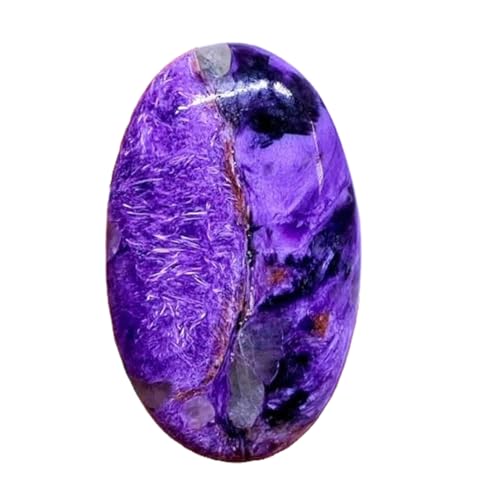Charoite naturelle cabochon 37x22mm pour création de bijoux en vrac