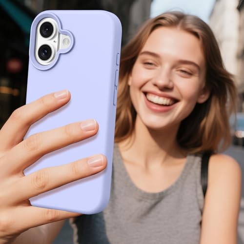Telaso Case for iPhone 17, Liquid Silicone Soft Gel Rubber iPhone 17 Phone Case Slim Thin Phone Case with Microfiber Lining Protective Phone Cases Cover for Men Women, Purple by Telaso - Used condition - Image 6