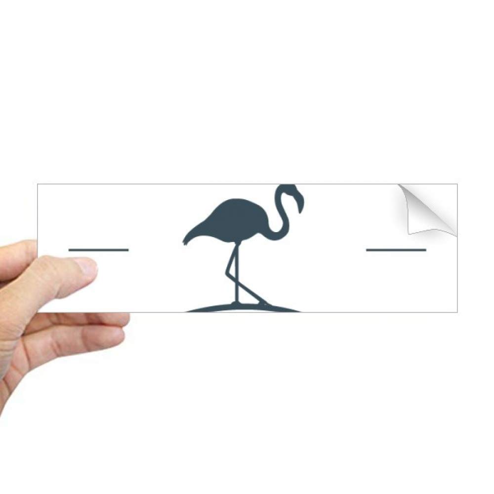 Autocollant flamant rose pour masquer les rayures et decorer vos objets