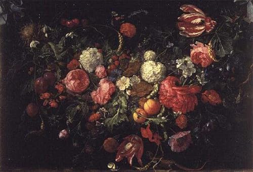 Pintura murales decor bodegón Jan Davidsz De Heem lienzo de alta fidelidad