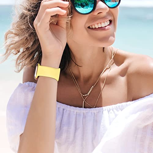 Image of MINX Smart Watch Strap Compatible for Apple Watch Band 38mm / 40mm / 41mm / 42mm / 44mm / 45mm / 49mm Series 8 /7 / 6 /5 / 4 /3 / 2 /1 SE Soft Silicone (Combo Packs)