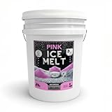 Peach Country Pink Ice Melt -25°F Effective, Pet Safe Eco-Friendly De-Icer, Fast-Acting Granules for Driveways, Walkways & Entryways, 20 lb Pail