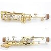 Standard Clarinet Performance Level Transparent B- flat Crystal Glass Clarinet B Large Clarinet Western Wind Instrument Beginner Clarinet