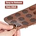 6 Pack Chocolate Molds Candy Molds Silicone, Food-Grade Non-Stick Jelly Mold, Crayon Mold, Silicone Baking Mold BPA-Free, including Flower, Heart, Star, Round, Square, and Swirl