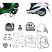 61mm 170-180cc Big Bore Piston Cylinder Kit for GY6 125cc 150cc Scooter ATV & Quad, Cylinder Kit with Camshaft and Cylinder Head, Gaskets, Cylinder Kit Replacement