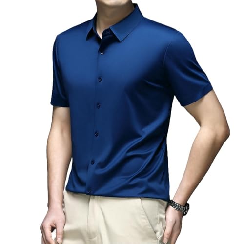 Chemise sans couture homme manches courtes pour éviter la sueur