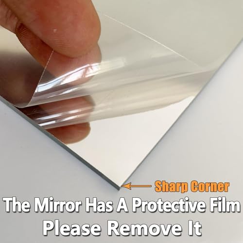 image for quegau Full Length Mirror for Kids Safety Shatterproof Mirror, Plastic