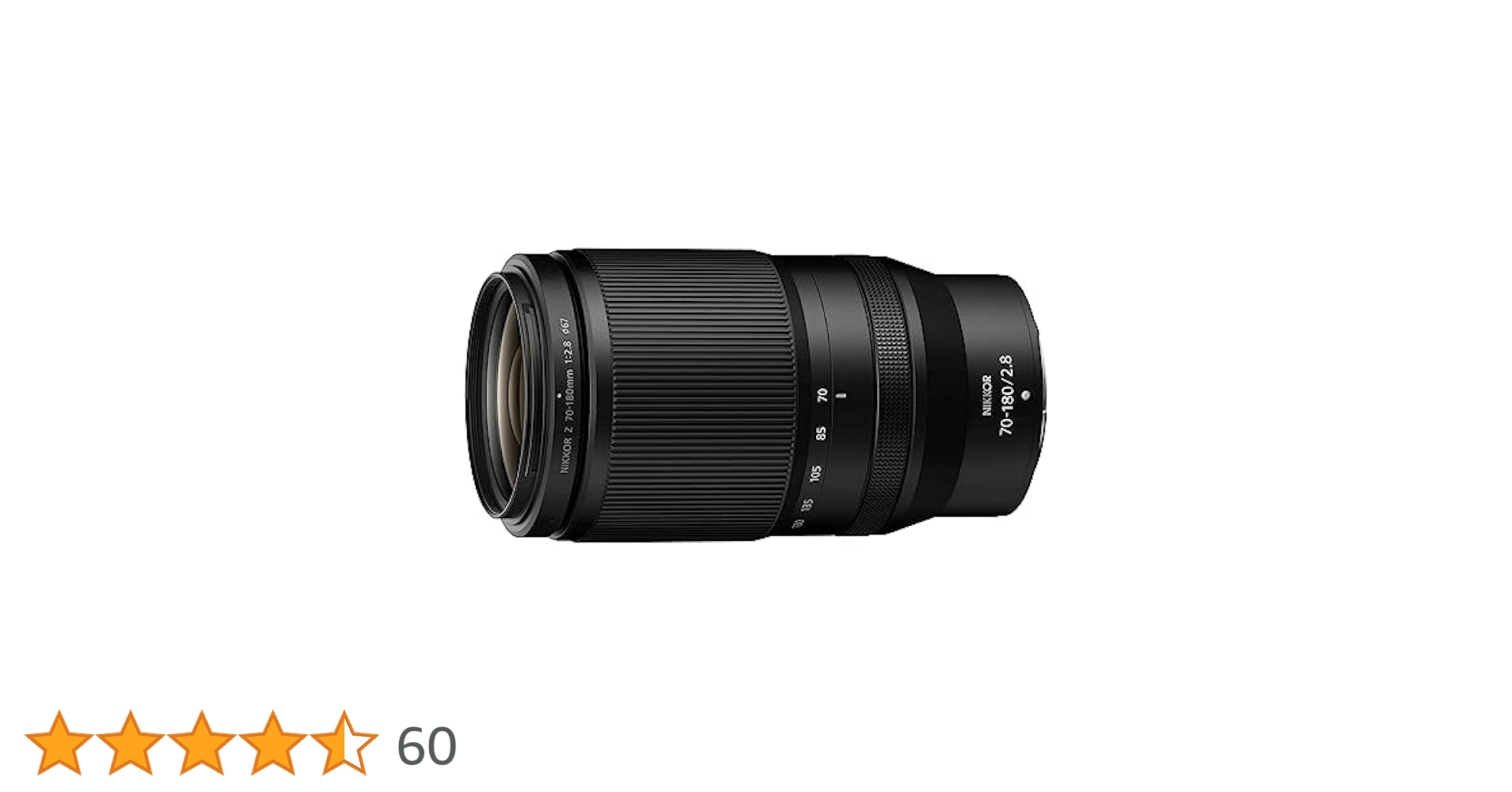 Amazon.co.jp: Nikon 望遠ズームレンズ NIKKOR Z 70-180mm f/2.8