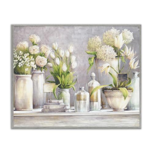 Traditional Floral Still Life, 16 x 20 Inch Framed Giclée Print