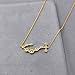 18k Gold Plated Sterling Silver Zodiac Necklace Constellation Jewelry Birthday Gift Sorority Sister Gift [Scopio - Oct 23 - Nov 21]