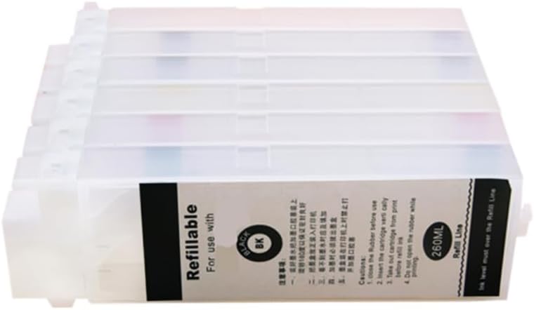 Miniatura 2 de Cartuchos de tinta recargables PFI107 de 260ML con chip para impresora Canon iPF670 iPF680 iPF685 iPF770 iPF770 iPF780 iPF785