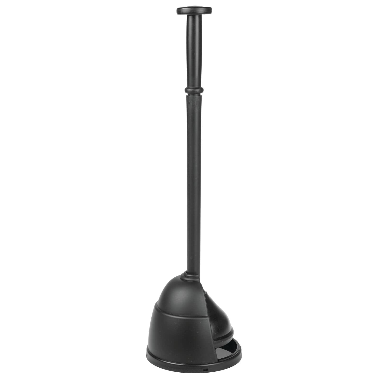 Déboucheur WC MDesign - Design Moderne Et Compact - Plastique Et Caoutchouc - Noir - 15.9x36.8cm