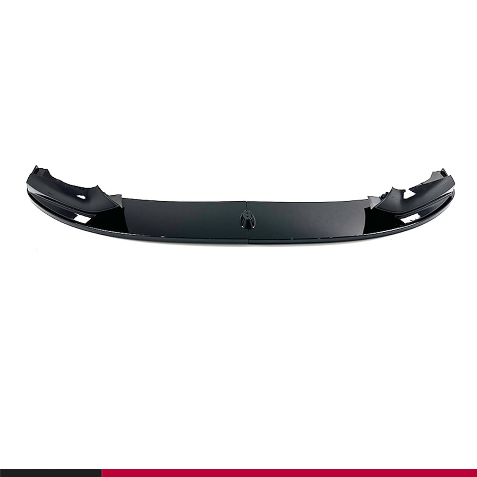 Kompatibel mit BMW 5 Series F10 F18 MP Style 2010-2016, Frontstoßstangen-Spoilerlippe, Auto-Unterkörper-Kit-Splitter,A Glossy Black
