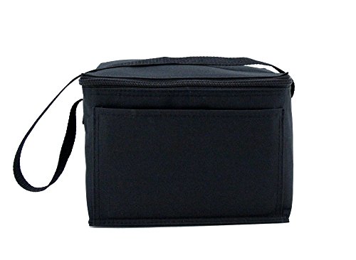 Everyday Super Insulated Lunch Cooler/ 6 Can Capacity Cooler/ Beverages Cooler (Black) #TOP5