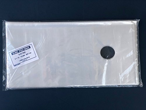 100 Clear 6 x 12 Door KNOB Hanger Poly Bags for Flyers ULINE Best 1.5 MIL
