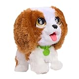 Just Play furReal Poop-a-Lots Cavalier King Charles Spaniel, interaktives, 20,3 cm großes, laufendes Plüschtier, Hündchen mit Leine, das „Häufchen“ Macht, 6-teilig, Kinderspielzeug ab 4 Jahren