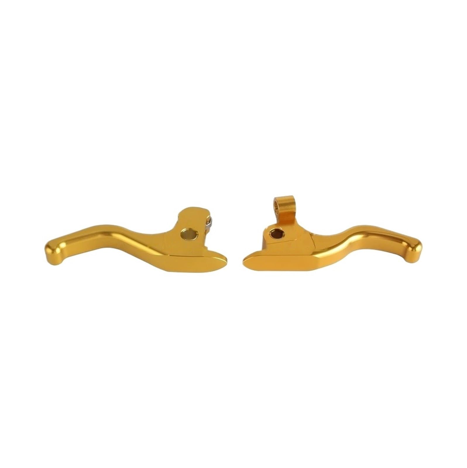 Abdktmnx 2-Finger Go-Ld Motorcycle Aluminum Accessories Clutch Brake Handle Drum Lever For Ha&Rley Touring Flhtcu/I Flhtcul Flhtkl Flhtk Fltrxs Fltrx Handlebar Clutchs Brakes Levers