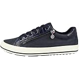 Soft Foam Fussbett s.Oliver Damen Da-Schnürer Sneaker, Blau, 37 EU