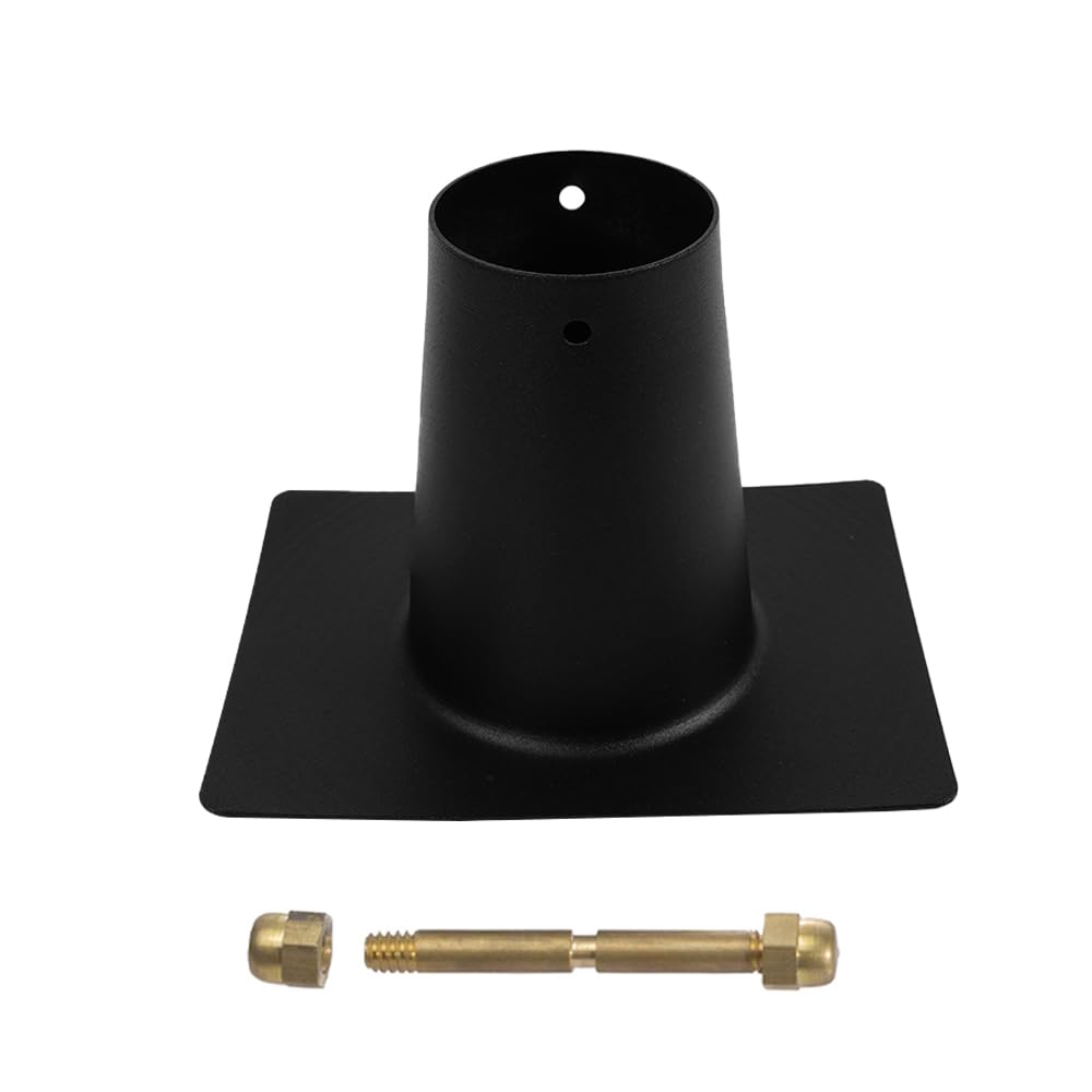 Namvo Rain Chains Aluminium Black Powder Coated Gutter Downspout Adapter for Rain Chain Installation Standard - Image 4