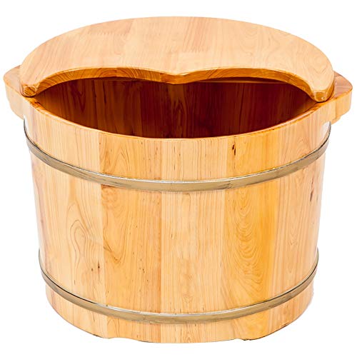 Balde de Madera Maciza para Pies Spa Masaje