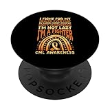 I Fight For My Health CML Awareness Chronic Myeloid Leukemia PopSockets Swappable PopGrip
