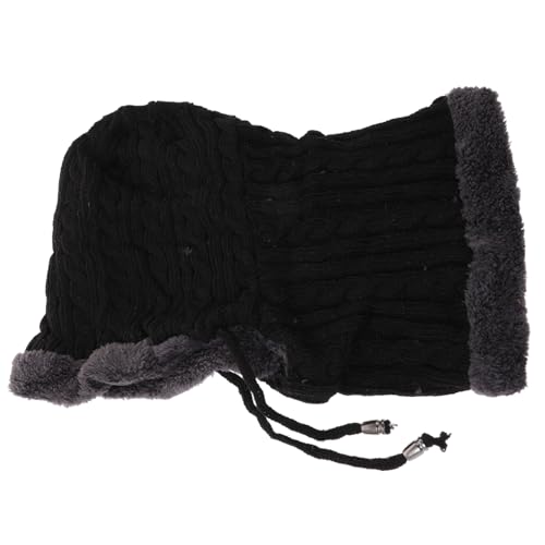 Bonnet en polaire contre le froid glacial avec caches oreilles et cou