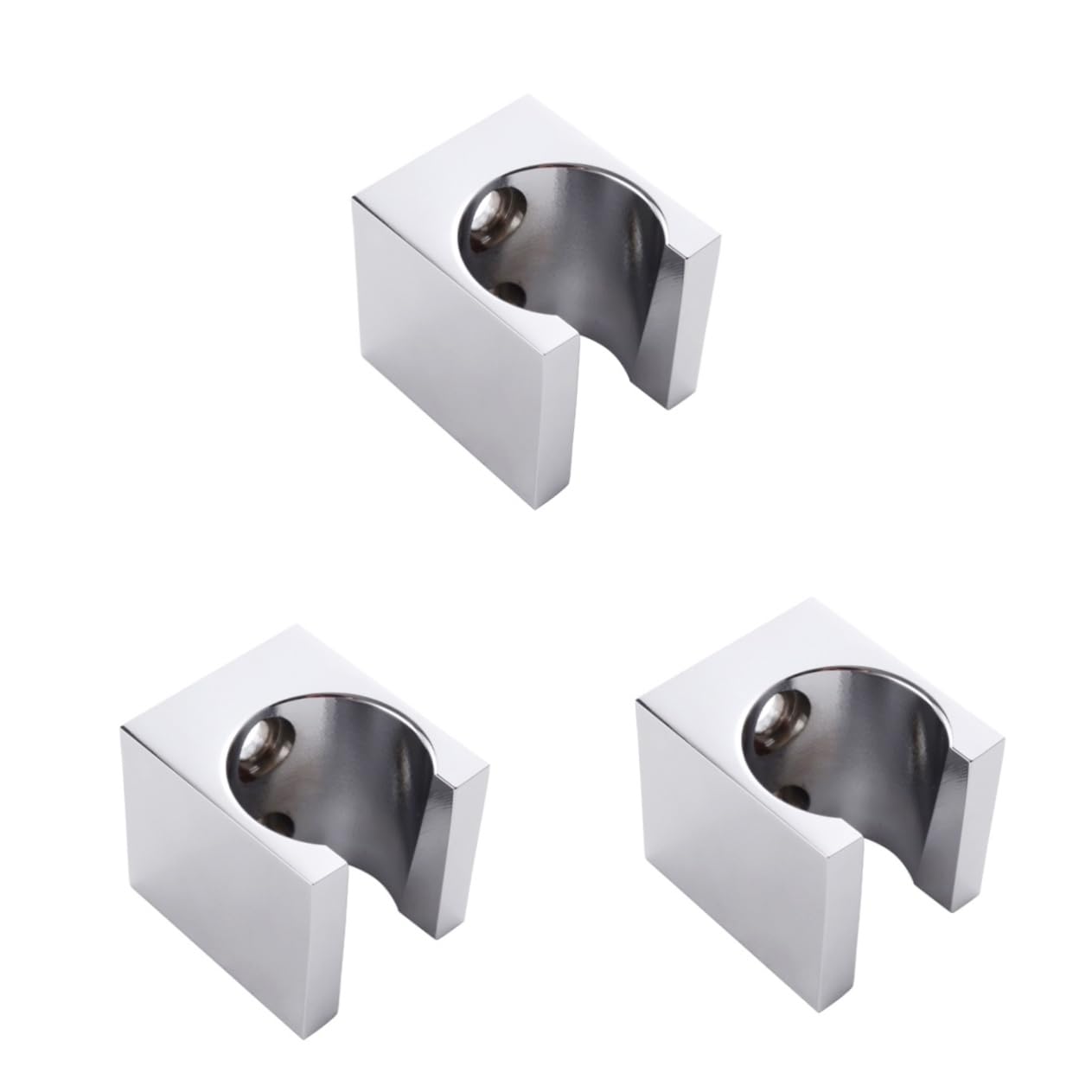 Mikikit 3-teilige Duschbefestigung Wasserhahnhalterung Aus Metall Wandhalterung Duschhalter Duscharmhalterung Rostige Handbrausehalterung Für Badezimmer Einfache Installation